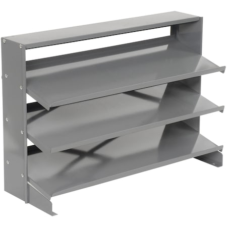 Global Industrial Steel 33 in W x 12 D x 21 in H, Gray 235CP5